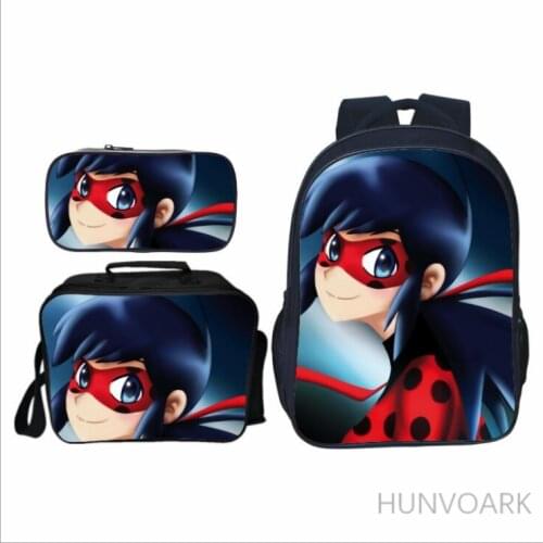 Disney 3PCS Pink girl Backpack Printed Children School Bags Cool Pattern Child Bookbags Daily Rucksack Start School Gift