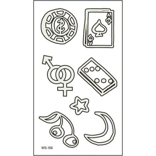 Luminous Stickers Temporary Tattoos Cool Stuff Body Jewelry Cheap Things Fashion Makeup