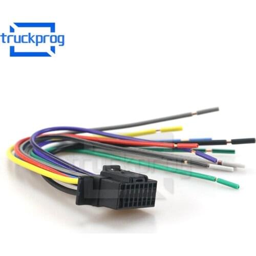 TruckProg ISO Radio Adapter Cable for SONY CDX Car ISO Harness Head Cable