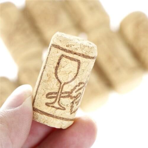 10pc/lot Wine Cork Wooden Sealing Caps Straight Bottle Wood Corks Wine Bottle Stopper Corks Wine Stoppers Bottle Plug Bar Tools