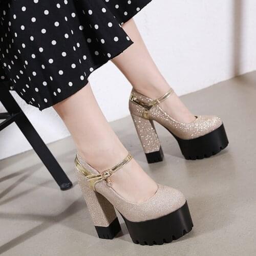 14CM Bling Pumps High heels Platform Pole dance shoes stripper heels Models Party Sexy Show Nightclub Mature Elegant Retro New
