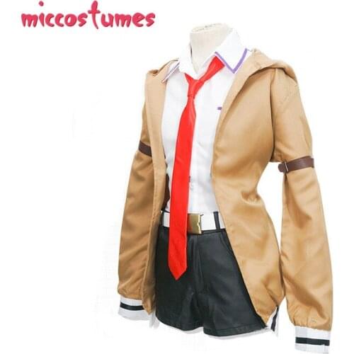 Anime Steins Gate Assistant Makise Kurisu Cosplay Costume Cosplay Uniform Halloween Outfit