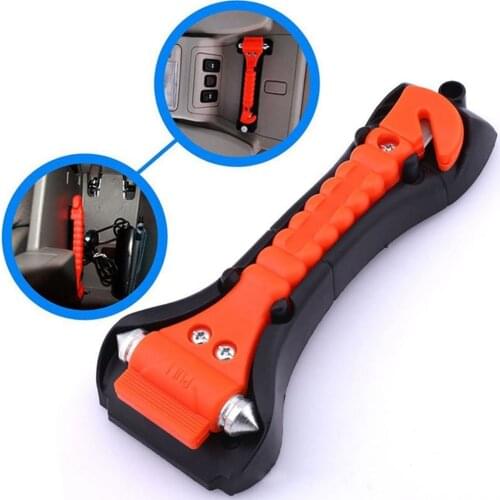 Carbon Steel Emergency Hammer Vehicle Window Breaker Disaster Escape Tool Seatbelt Cutter Safety Hammer