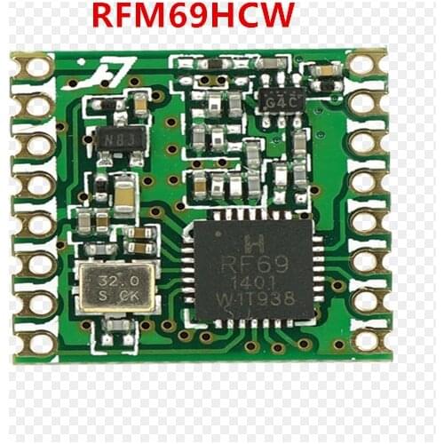 Free shipping by DHL! 100PCS RFM69 RFM69HC RFM69HCW Programmable 315-915Mhz RF Transceiver Module HopeRF ORIGINAL
