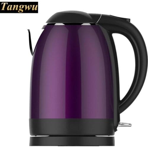 Electric kettle boiling water pot double insulation 1.7l large capacity
