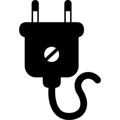 Electric plug car sticker cross country diesel vehicle motorcycle auto parts exterior decoration fun multi color Decal PVC