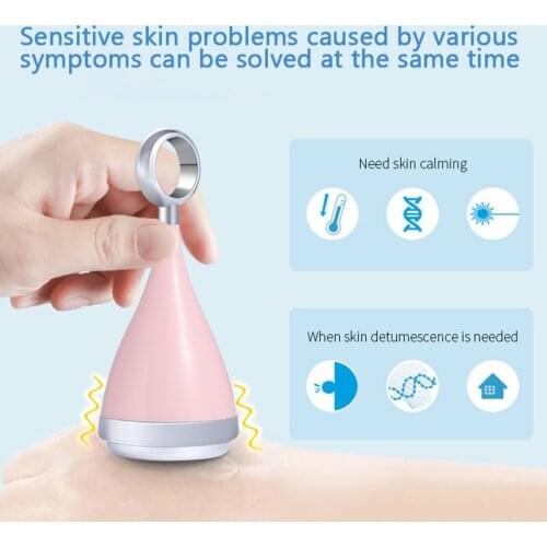 Facial Ice Muscle Instrument Handheld Ice Compressor Ice Rejuvenation Repair Sunburn Shrink Pores Cold Hammer Face Tool