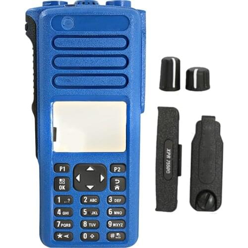 VBLL Blue Walkie Repair Kit Case Housing Cover for Motorola DGP8550e XPR7550e XPR7580e Radio Without Speaker
