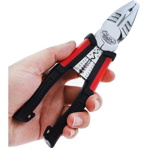 7 In 1 Multifunctional Electrician Cable Cutter Multi-Function Pliers Aluminum Copper For Stripping Cable Cutting and and Z6J5