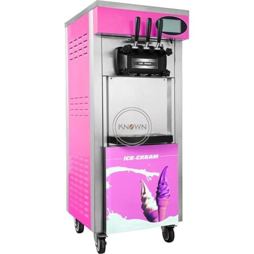 3 flavors 28L/h soft serve ice cream maker making machine for sale