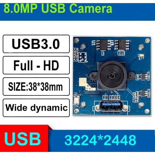 HQCAM 8MP FULL HD Mjpeg usb camera mini OEM usb 3.0 webcam video security camera module mini for industrial application
