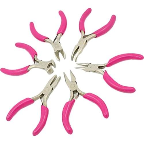 6Pcs Jewellery Making Beading Diy Tools Mini Pliers Jewelers Tools