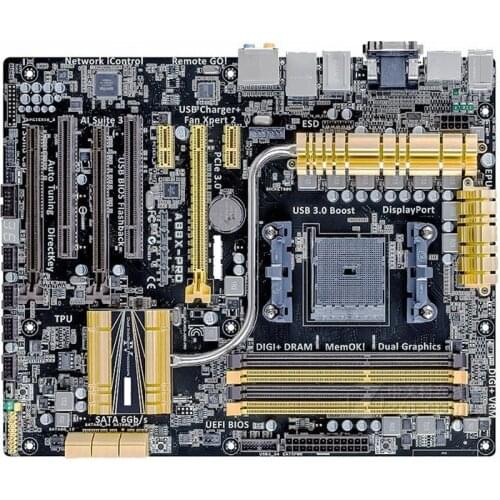 Original motherboard ASUS A88X-PRO DDR3 Socket FM2/FM2+ A88X USED Desktop motherborad