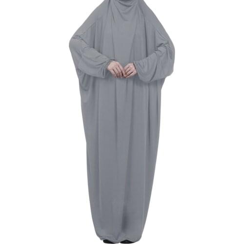 Garment Dress Women Muslim Prayer Hooded Full Cover Islamic Clothing Dubai Turkey Namaz Long Thobe Jurken Abaya Hijab Dresses