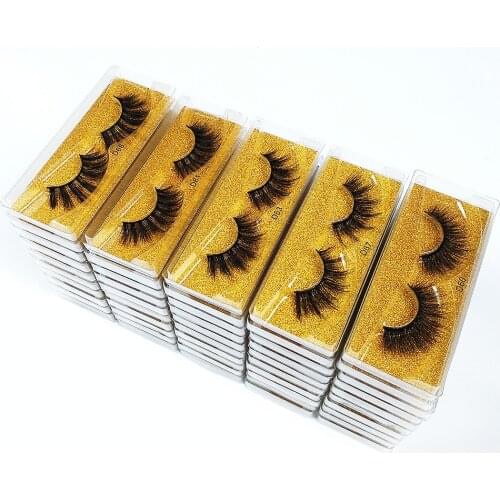 Wholesale Eyelashes 50/100/150/200pcs 3d Mink Lashes Natural Beauty Eyelashes Pack False Eyelashes Makeup False Lashes In Bulk