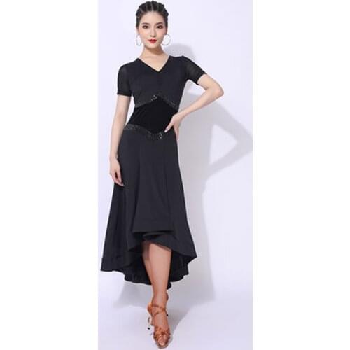 Modern dance skirt new ballroom dance skirt performance dance skirt summer ballroom dance dress waltz competition skirt