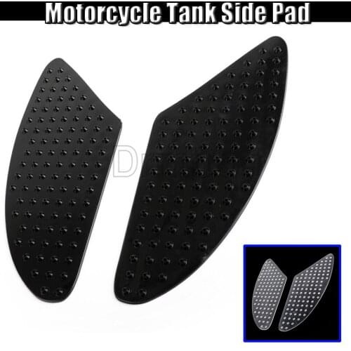 Motorcycle Universal Anti Slip Tank Pad Stickers Gas Knee Grip Traction Side Decal Fit For Honda Kawasaki Suzuki Yamaha Ducati