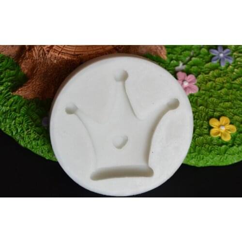 1PCS Crown Shape Silicone Chocolate Mold Silicone Fondant Cake Decorating Molds