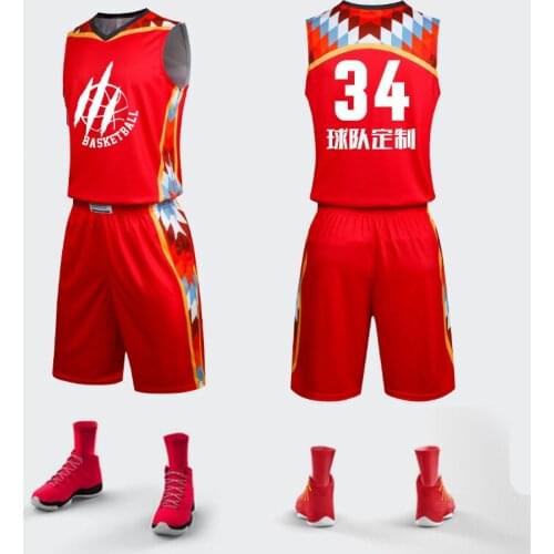 2020 boys adult basketball jerseys suits blank women basketball shirt shorts clothes men pocket basketball jerseys uniform print