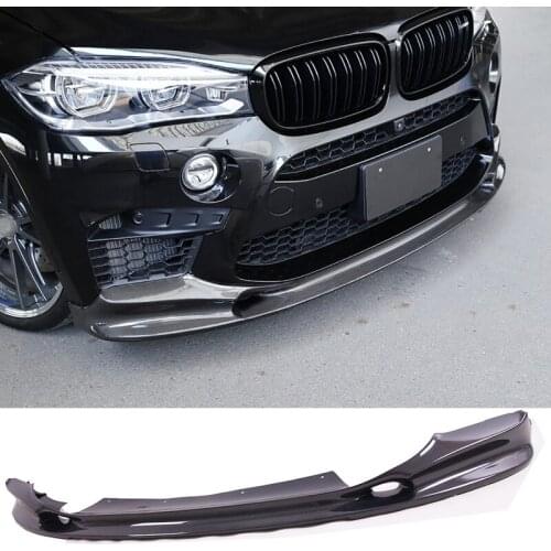 3-D Style Carbon fiber Front Lip Spoiler Auto Body Fit For BMW F85 X5M F86 X6M