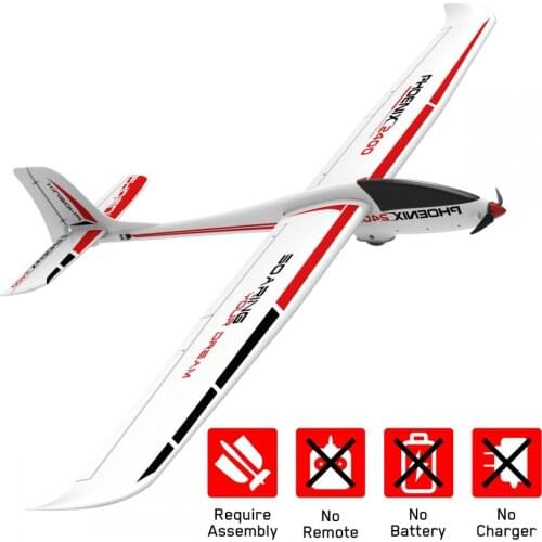 Phoenix 2400 5 Channel Glider with 2.4 Meter Wingspan and Plastic Fuselage (759-3) PNP