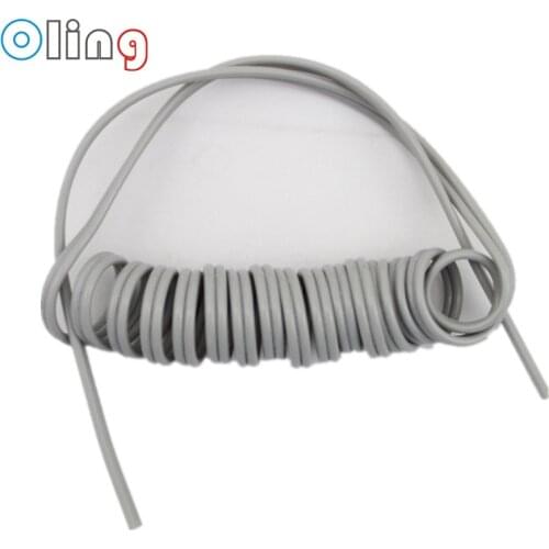 5PCS Dental Tube For 3 Way Syringe Tubing Without Connector Silicone Spiral Pipe Dental Chair Unit Ttubing Dental Hose SL1119