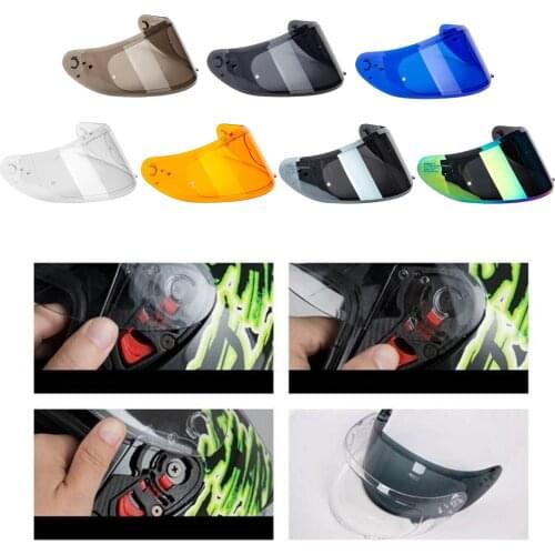 Anti-UV Motorcycle Helmets Lens Full Face Wind Shield Visor for MT Stinger Helmet Shield Multicolor anti-scratch helmet visor
