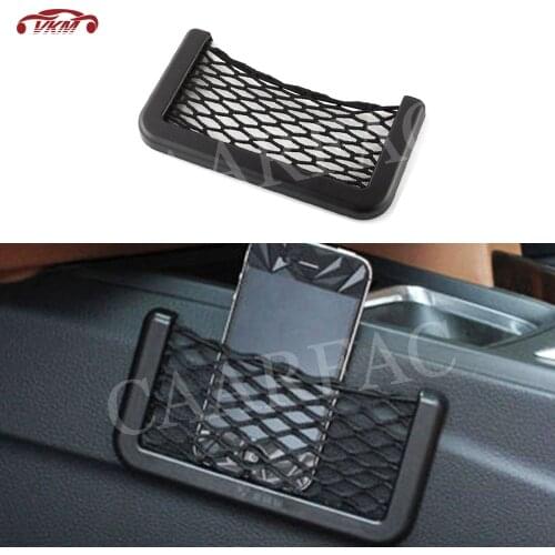 Universal Car Storage Net Automotive Pocket Organizer Bag for Phone Holder Box Facial Tissue For All Car Accessories 15*8CM