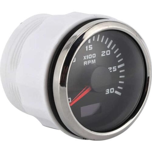 Auto parts gauge display 2in 3000RPM Tachometer LCD Display for Car Motorcycle Engineering Machinery Outboard Engine gauge