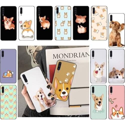 Super Cute Corgi Sexy Cartoon Dog Ass Phone Case For Samsung A41 A31 A50 A32 A11 A12 A02 A52 A21 M31 A72 A51 A70 A71 A21S