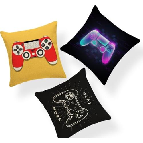 Gamer Gaming Keyboard Print Pillowcase Bedroom Decorative Cushion Cover Home Decor Linen Pillow Case