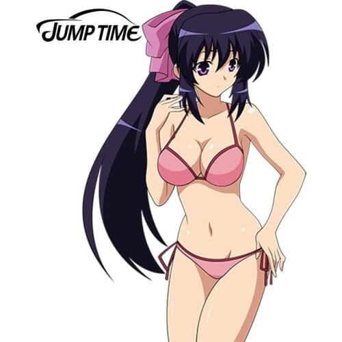 JumpTime 13cm x 8.4cm Japanese Anime Omamori Himari Noihara Himari Cartoon Car Styling Vehicle Creative Car Stickers Accessories