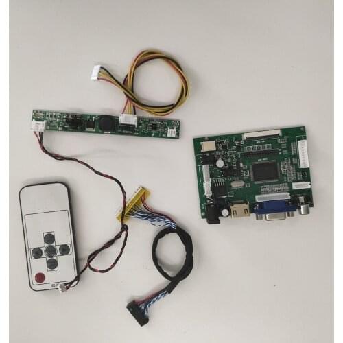 Kit Work for G190ETN01 1280X1024 LCD Controller Board remote Screen driver monitor DIY LVDS panel 30pin LED 2AV HDMI VGA 19"