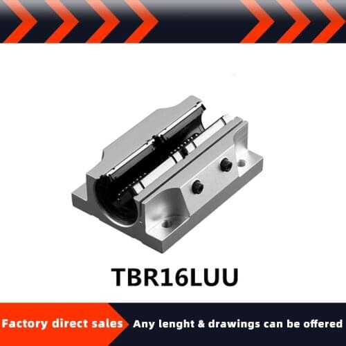 Hot-selling high-quality linear rail opening lengthened slider TBR16LUU round rail
