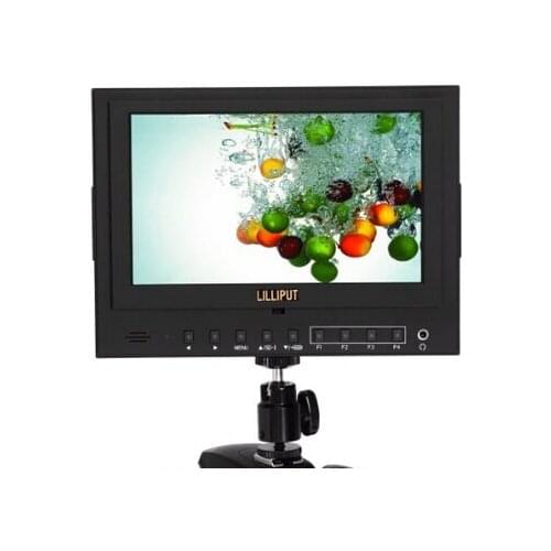 LILLIPUT 5DII 7 Inch Monitor,1080p LCD On DSLR Camera Monitor HDMI + Shoe Mount+2PC Battery Plat