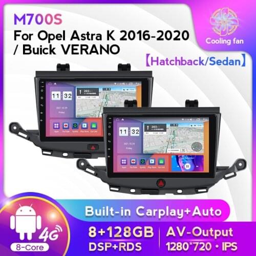 MEKEDE Android 10 6+128GB Car Radio Player Multimedia Stereo for Opel ASTRA K 2016 2017 GPS Navigation with Android Auto Carplay