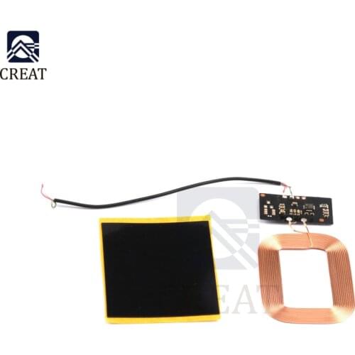 Upgraded TI BQ51013 mini Qi Standard wireless charger receiver module small PCBA coil board universal wireless charging module