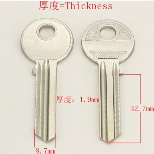 A147 Wholesale Locksmith Keymother Brass House Home Door Blank Empty Key Blanks Keys 25 pieces/lot