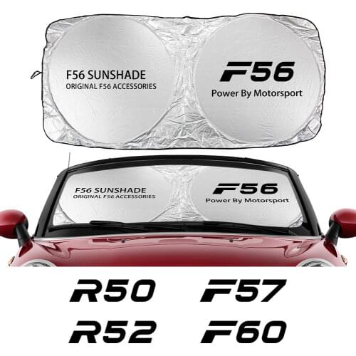 For Mini John Cooper Countryman Clubman Coopers R55 R56 F54 F56 R59 F57 R60 R61 Car Windshield Sunshade Covers Auto Accessories