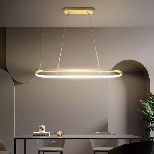 Modern Fashion LED Pendant Light Dining Room Simple Bar Counter Pendant Lamp Parlor Luxury Creative Ceiling Lighting Droplight