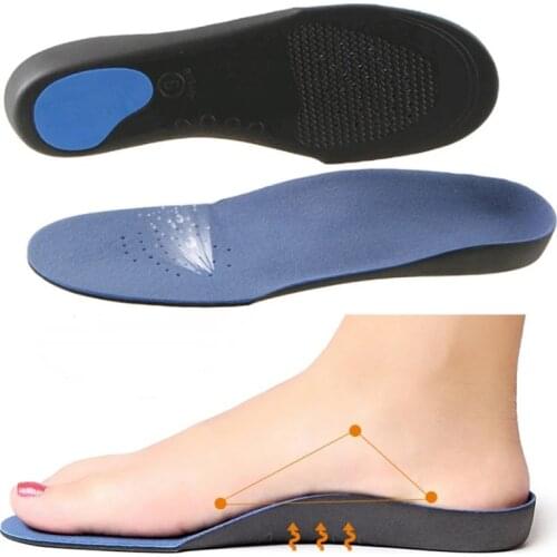 Arch Support Orthotic Insoles for feet Height 3cm High Quality 3D Comfortable Plush Cloth Flat Feet Orthopedic Insoles Foot Pad