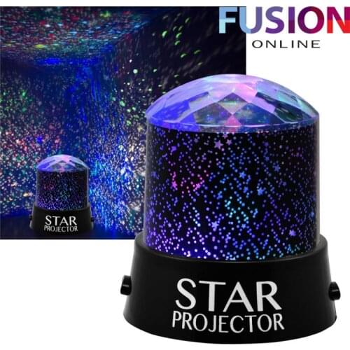 LED Star Projector Starry Sky Night Light Planet Magic Projector Earth Universe LED Lamp Colorful Rotate Flashing Star Kids Baby