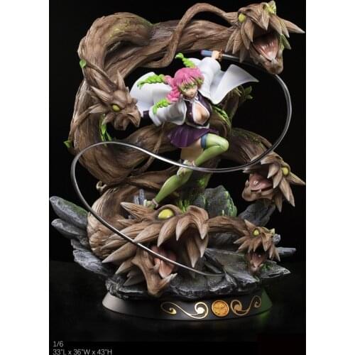 Presale Demon Blade 1/6 KANROJI MITSURI Lianzhu Ganlu Temple Honey Glass Limited GK Statue Size:33cm*36cm*43cm