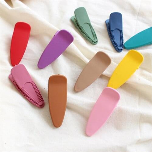 1PCS Sweet Candy Color Girl Frosted Hair Clip Hairband Bobby Pin Barrette Hairpin Headdress Accessories New Arrival