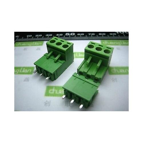 10pcs Block Terminal Wire Connectors 2EDG 5.08-3P