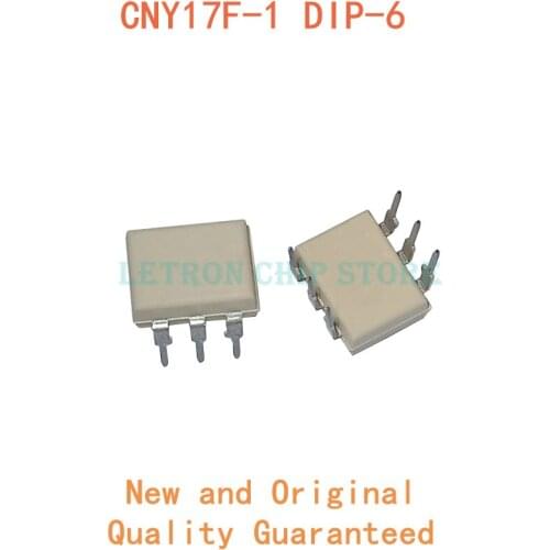 10PCS CNY17F-1 DIP6 DIP-6 DIP Optocoupler new and original IC Chipset