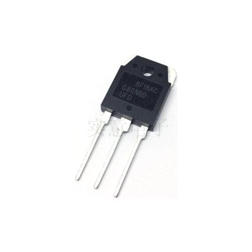 10pcs/lot SGH80N60UFD G80N60 G80N60UFD 80N60 80A 600V TO-3P Ultrafast IGBT