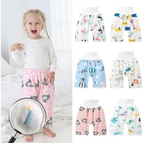 2 in 1 Comfy Baby Diaper Skirt Shorts Waterproof Training Underwear Nappy Pants