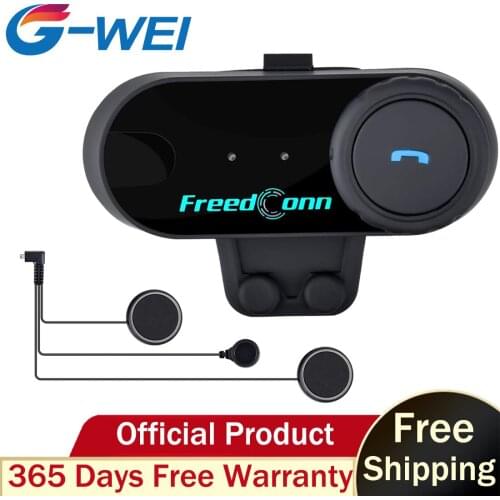 Motorcycle Helmet Bluetooth Headset FreedConn T-COMVB Motorbike Intercom 2~3 Riders Bluetooth Motorcycle Communication System