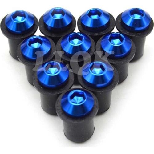 CNC motorcycler Windshield Spike Bolts Screw M5 Nuts accessories For Suzuki GSF1200 Bandit 2001 - 2006 2003 2004 2005 GSF 1200